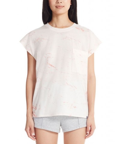 Marc New York Women's Performance Short Sleeve Printed Dolman T-shirt White $21.28 Tops