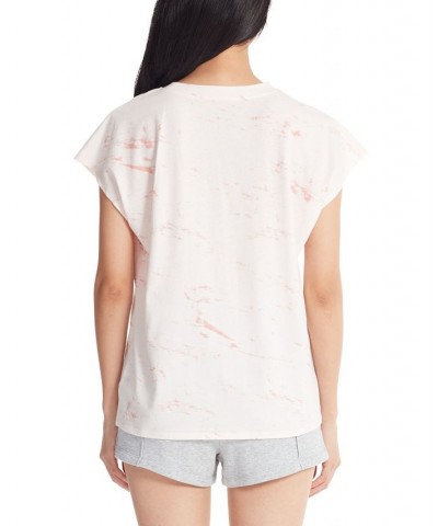 Marc New York Women's Performance Short Sleeve Printed Dolman T-shirt White $21.28 Tops