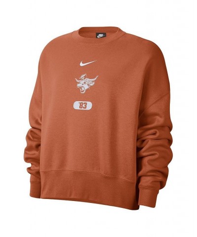 Women's Texas Orange Texas Longhorns Vault Every Day Fleece Pullover Sweatshirt Texas Orange $38.87 Sweatshirts