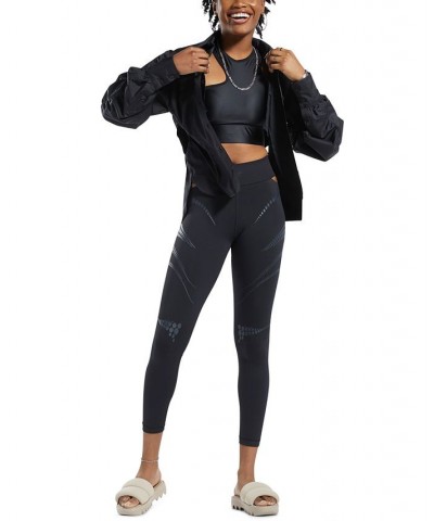 x Cardi B Women's Long-Sleeve Collared Top Black $28.42 Tops