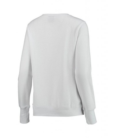 Women's White Chicago Bears Victory V-Neck Pullover Sweatshirt White $37.40 Sweatshirts