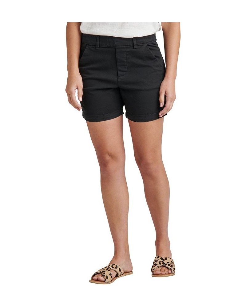 Women's Maddie Mid Rise Pull-On Shorts Black $27.26 Shorts