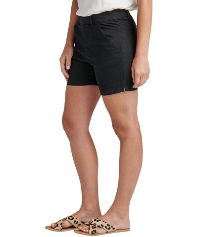 Women's Maddie Mid Rise Pull-On Shorts Black $27.26 Shorts