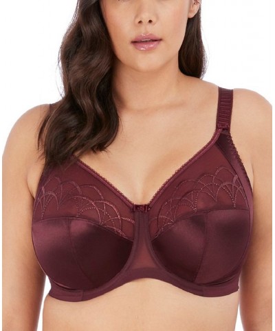 Cate Full Figure Underwire Lace Cup Bra EL4030 Online Only Purple $35.19 Bras