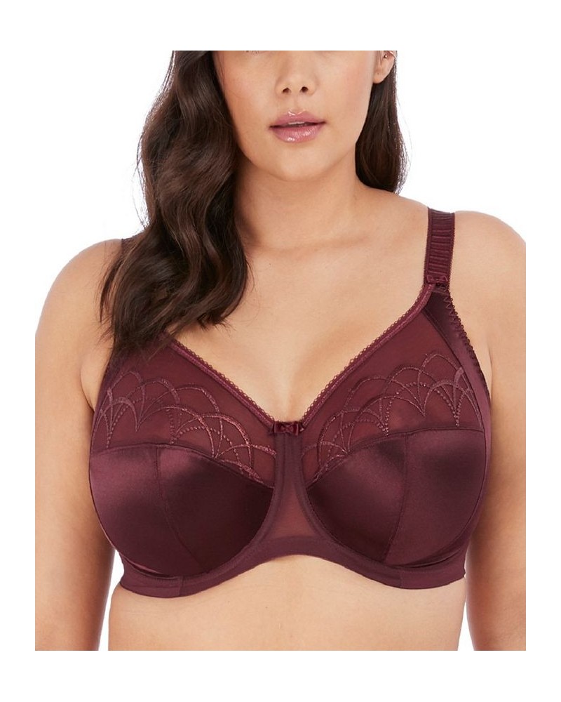 Cate Full Figure Underwire Lace Cup Bra EL4030 Online Only Purple $35.19 Bras