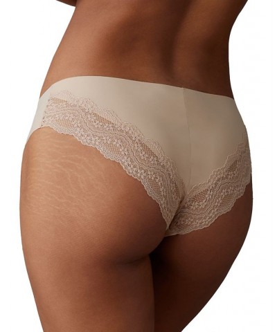 Women's b.bare Cheeky Lace-Trim Hipster Underwear 976367 Rose Smoke (Nude 5) $9.75 Panty