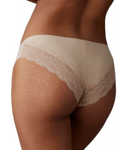 Women's b.bare Cheeky Lace-Trim Hipster Underwear 976367 Rose Smoke (Nude 5) $9.75 Panty