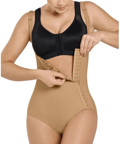 Women's Diagonal Hook and Eye Classic Bottom Firm Body Shaper Tan/Beige $47.25 Shapewear