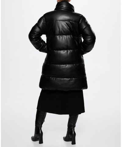 Women's Quilted Skin Style Jacket Black $79.20 Coats