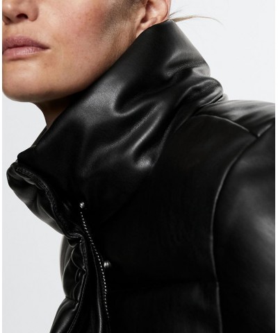 Women's Quilted Skin Style Jacket Black $79.20 Coats