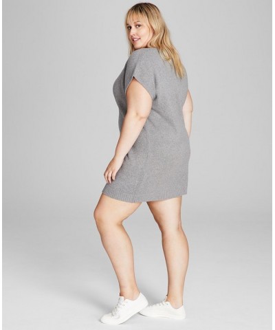 Trendy Plus Size Vest Dress Gray $17.60 Dresses