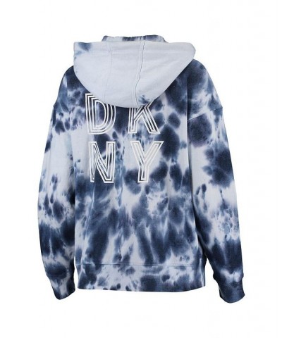 Women's White Navy Detroit Tigers Dakota Tie-Dye Half-Zip Hoodie White, Navy $37.80 Sweatshirts