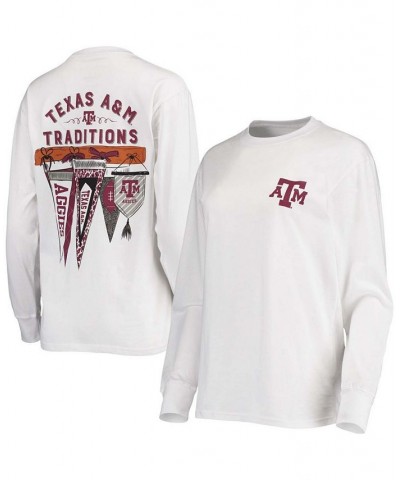 Women's Texas A M Aggies Traditions Pennant Long Sleeve T-shirt $27.50 Tops