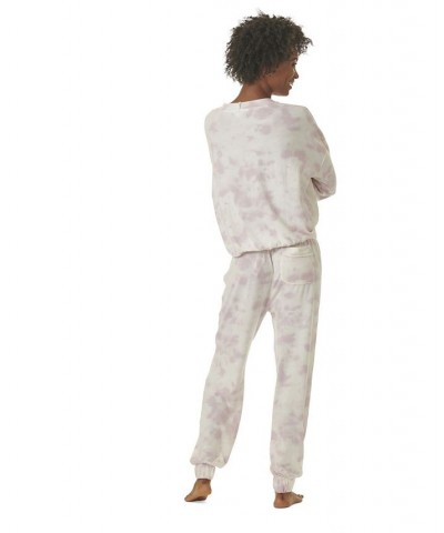 Women's Nora Long Sleeve Pajama Set Pink $33.63 Sleepwear