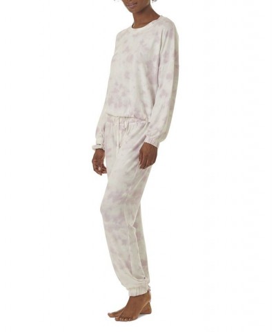 Women's Nora Long Sleeve Pajama Set Pink $33.63 Sleepwear