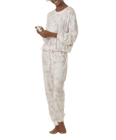 Women's Nora Long Sleeve Pajama Set Pink $33.63 Sleepwear