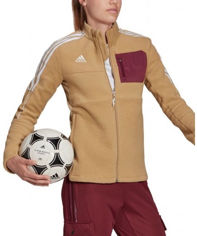 Women's Tiro Winterized Fleece Jacket Beige Tone $45.00 Jackets