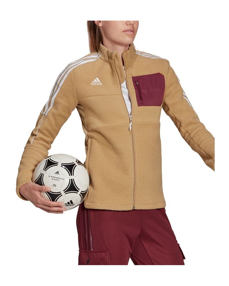 Women's Tiro Winterized Fleece Jacket Beige Tone $45.00 Jackets