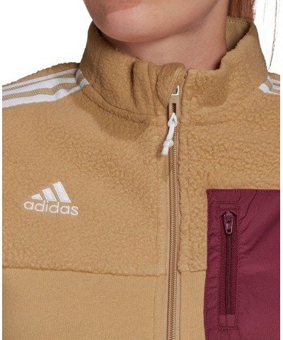 Women's Tiro Winterized Fleece Jacket Beige Tone $45.00 Jackets