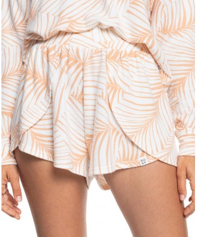 Juniors' Current Mood Printed Shorts Toast Palm Tree Dreams $31.36 Shorts