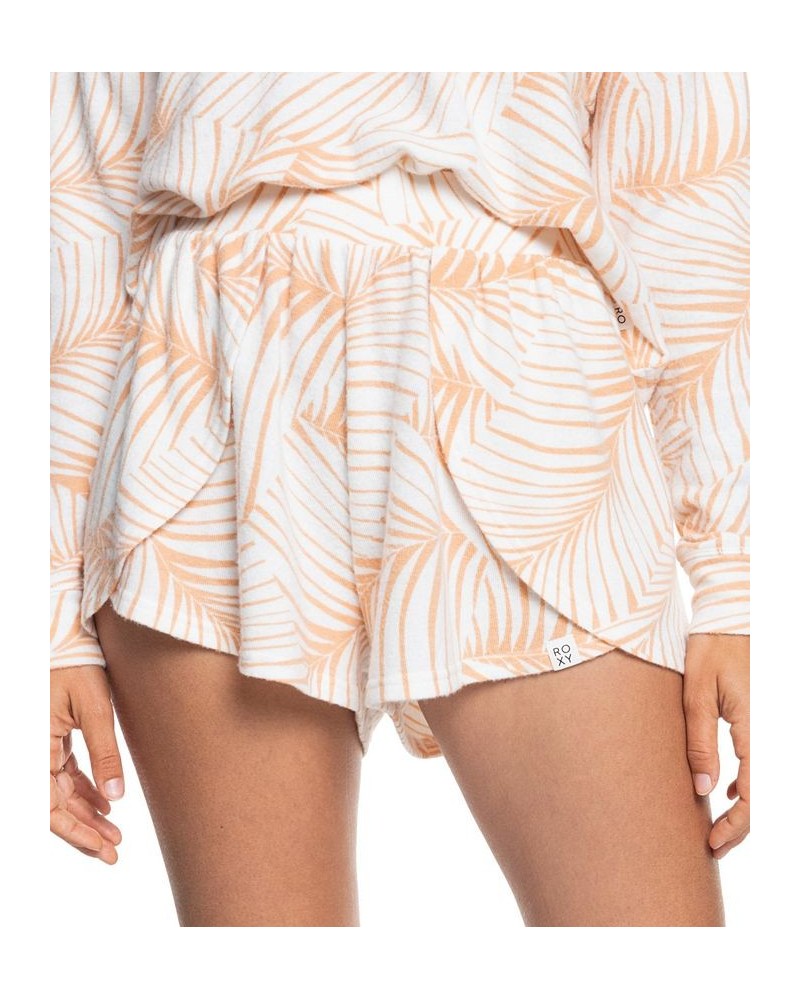 Juniors' Current Mood Printed Shorts Toast Palm Tree Dreams $31.36 Shorts