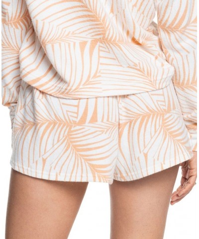 Juniors' Current Mood Printed Shorts Toast Palm Tree Dreams $31.36 Shorts