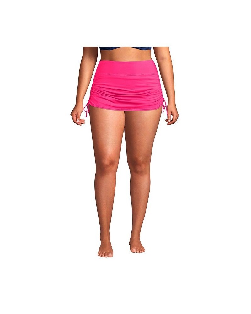 Women's Plus Size Tummy Control Adjustable Swim Skirt Swim Bottoms Turquoise $39.75 Swimsuits