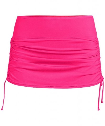 Women's Plus Size Tummy Control Adjustable Swim Skirt Swim Bottoms Turquoise $39.75 Swimsuits