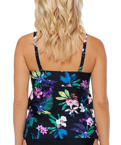 Tiered Floral-Print Convertible Tankini North Shore Multi $27.99 Swimsuits