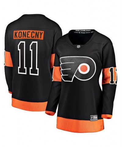 Women's Travis Konecny Black Philadelphia Flyers Alternate Premier Breakaway Jersey Black $79.20 Jersey