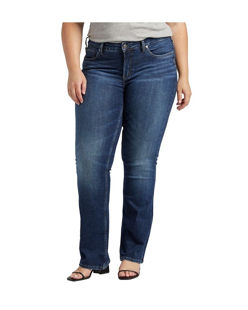 Plus Size Suki Slim Boot-Cut Jeans Indigo $27.18 Jeans