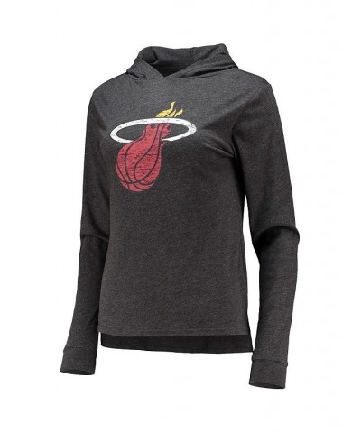 Women's Black Miami Heat Hoodie & Pants Sleep Set Black $46.74 Pajama