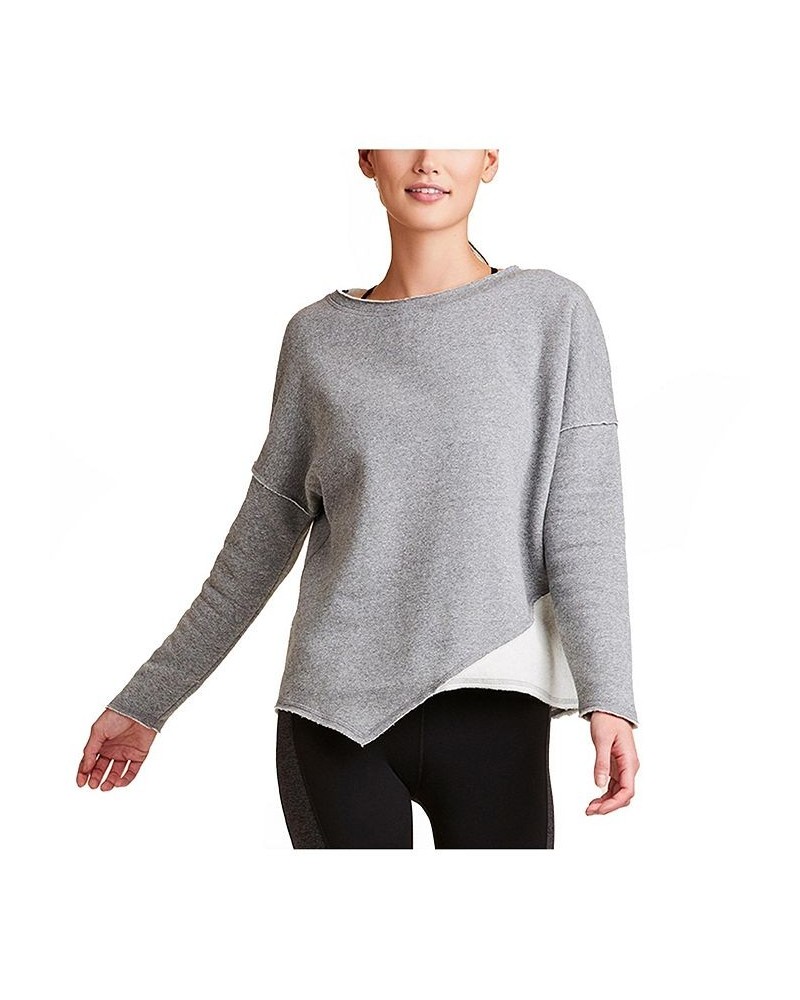 Adult Women Exhale Sweatshirt Gray $61.64 Sweatshirts