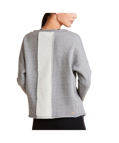 Adult Women Exhale Sweatshirt Gray $61.64 Sweatshirts