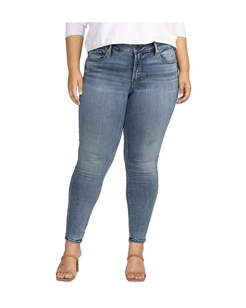 Plus Size Suki Mid-Rise Skinny Jeans Indigo $32.66 Jeans