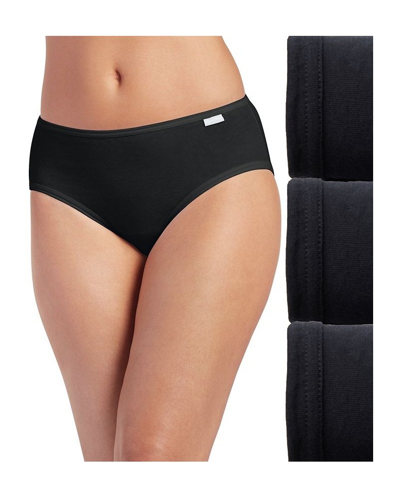 Elance Hipster Underwear 3 Pack 1482 1488 also available in Plus sizes Black $9.60 Panty