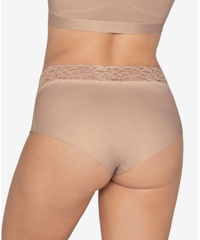 Ultra Light Lace Trim Hipster Panty Tan/Beige $13.72 Panty