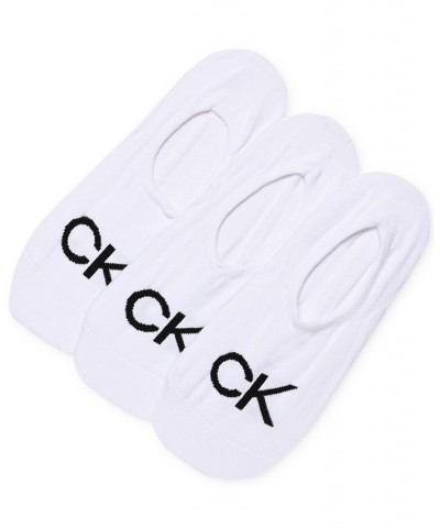 Women's 3-Pk. Logo Knit Liner Socks White $10.50 Socks