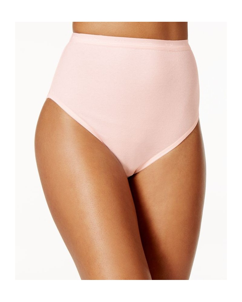 Full Cut Fit Hi Cut Brief Underwear DFFF62 Pink $8.75 Panty