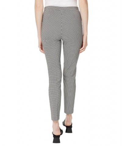 Women's Gingham Welt Pocket Pull On Pants Jones Black, NYC White $29.28 Pants