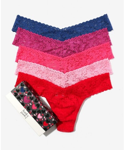 Women's Low Rise Thong Pack of 5 Multipack $35.90 Panty