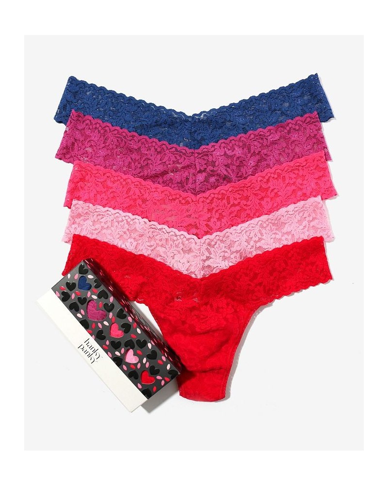 Women's Low Rise Thong Pack of 5 Multipack $35.90 Panty