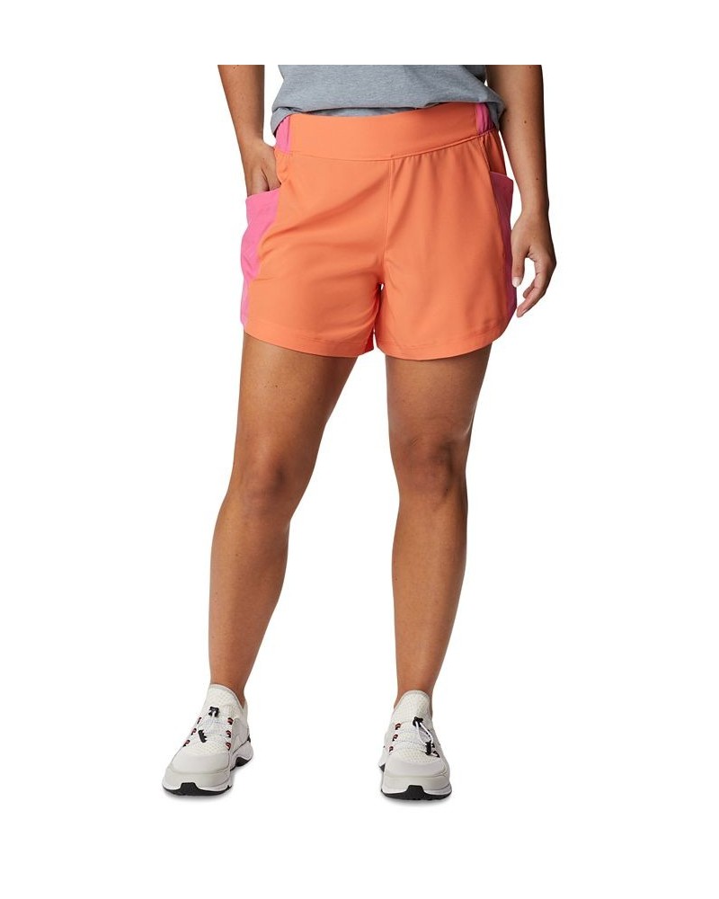 Women's Hike™ Colorblocked Shorts Orange $38.50 Shorts