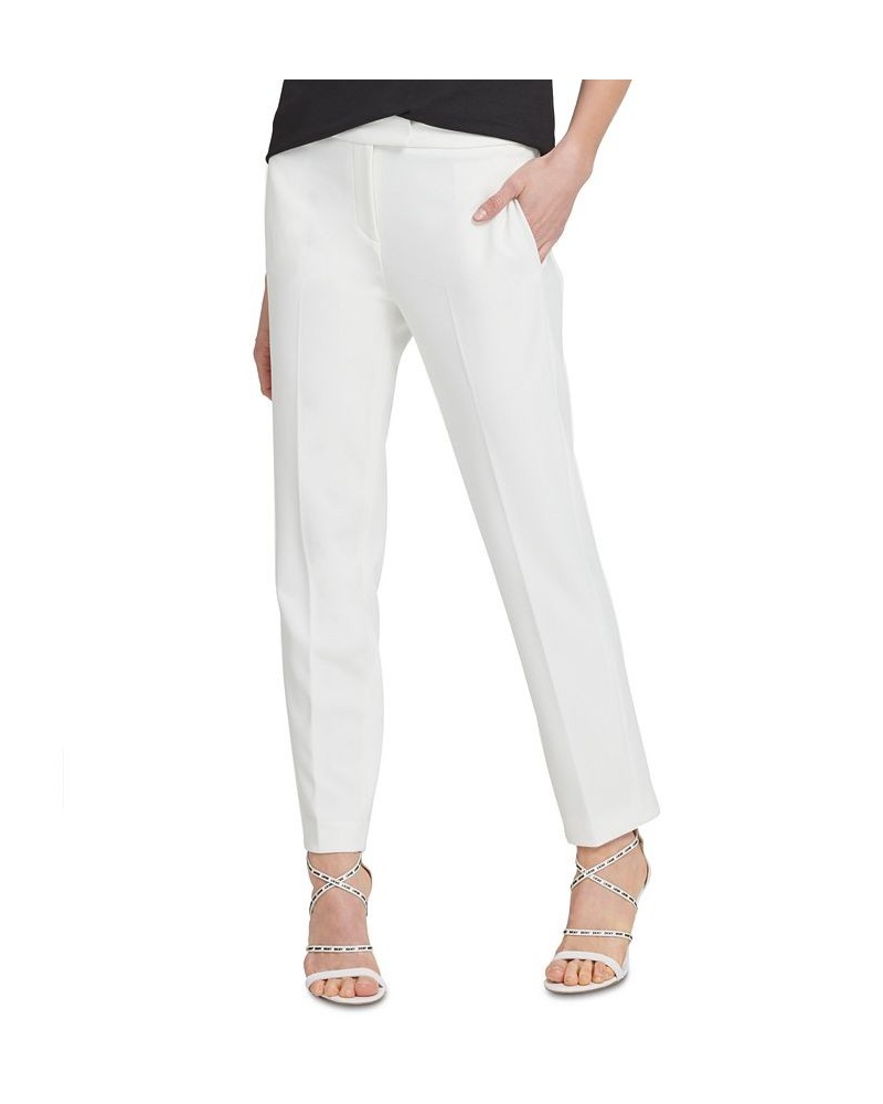 Essential Slim Leg Ankle Pants Ivory/Cream $41.83 Pants