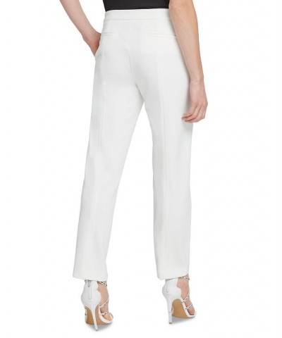 Essential Slim Leg Ankle Pants Ivory/Cream $41.83 Pants