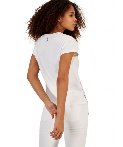 Women's Eco-Friendly Organic Cotton Carmen T-Shirt Pure White $29.16 Tops