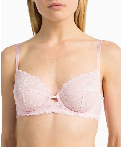 Seductive Comfort With Lace Full Coverage Bra QF1741 Barely Pink $22.40 Bras