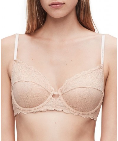 Seductive Comfort With Lace Full Coverage Bra QF1741 Barely Pink $22.40 Bras