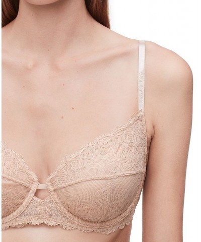 Seductive Comfort With Lace Full Coverage Bra QF1741 Barely Pink $22.40 Bras