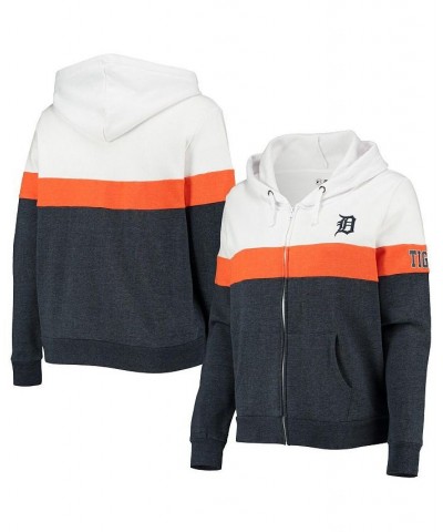 Women's Heathered Navy Detroit Tigers Plus Size Color Block Full-Zip Hoodie Heathered Navy $37.44 Sweatshirts